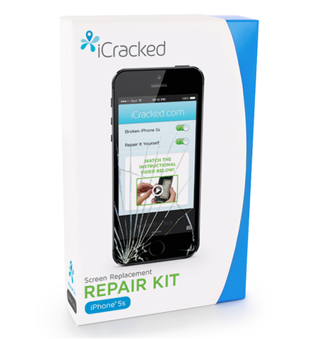 iPhone 5s Screen Replacement DIY Repair Kit (Black/Space Grey)